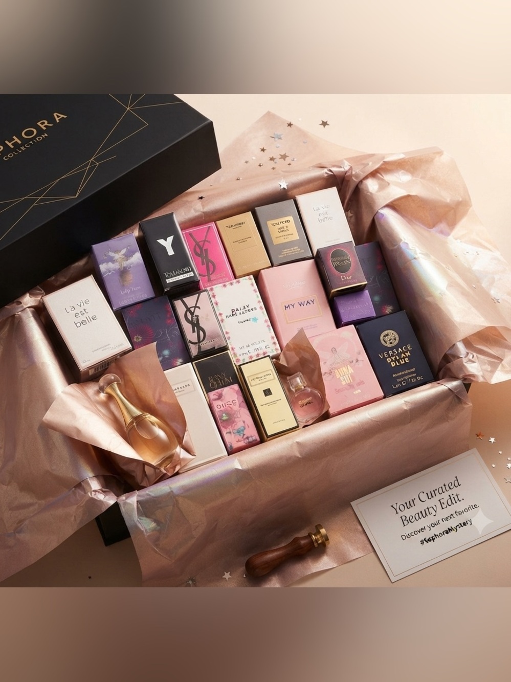 MYSTERY Versace Dior Chanel Luxury Mini Perfume Gift Set 5 for $60 sale Sephora - Picture 4 of 7